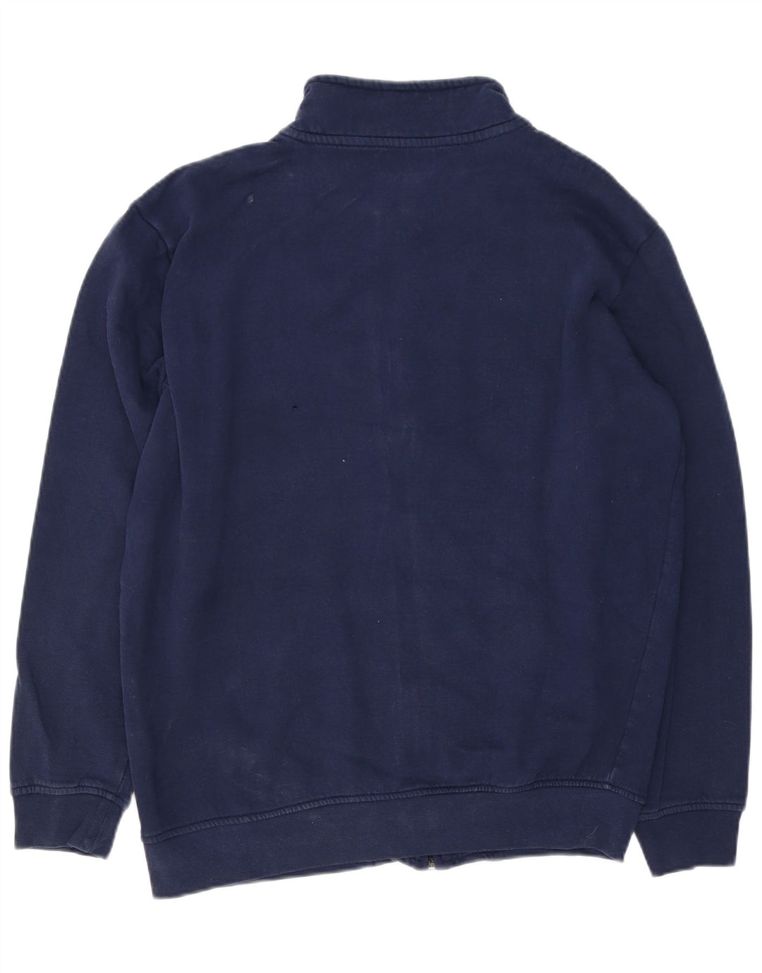 Kappa Mens Chándal Top Chaqueta Grande Azul Marino Algodón