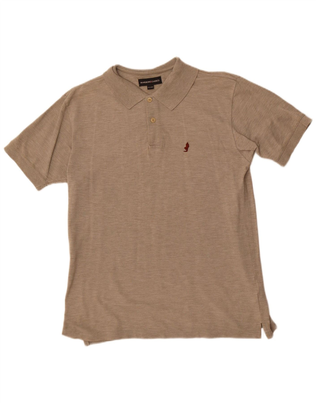 Marlboro Classics Polo para hombre grande marrón