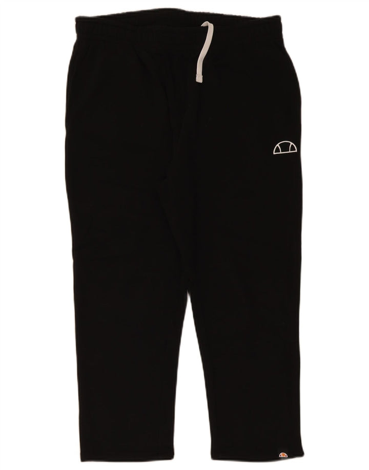 Ellesse Hombre Capri Pantalones De Chándal Pequeño Negro