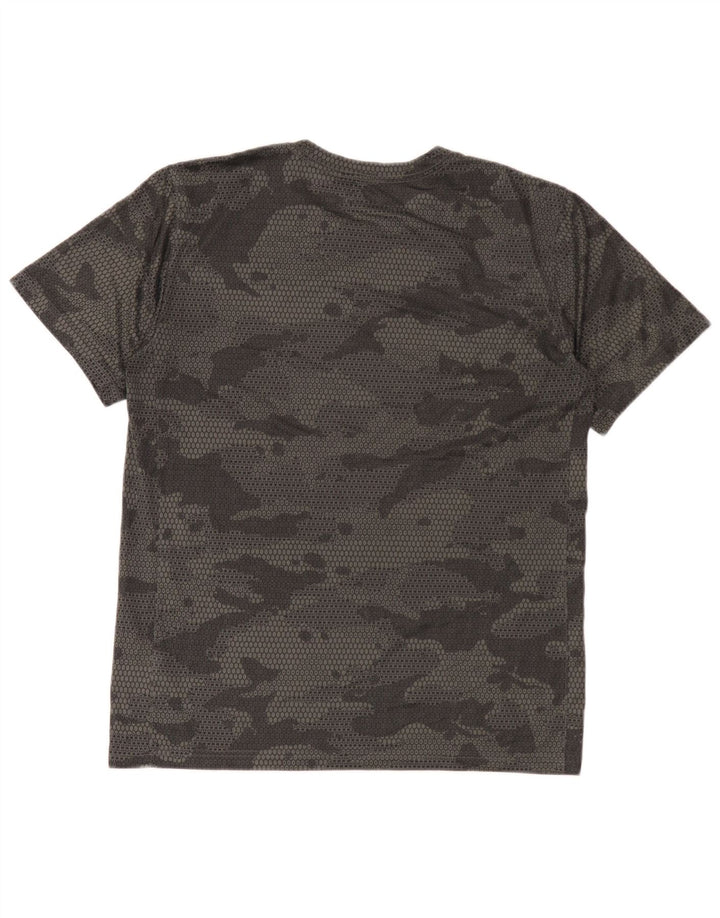 Camiseta Nike Hombre Top Medium Negro Camuflaje Poliéster