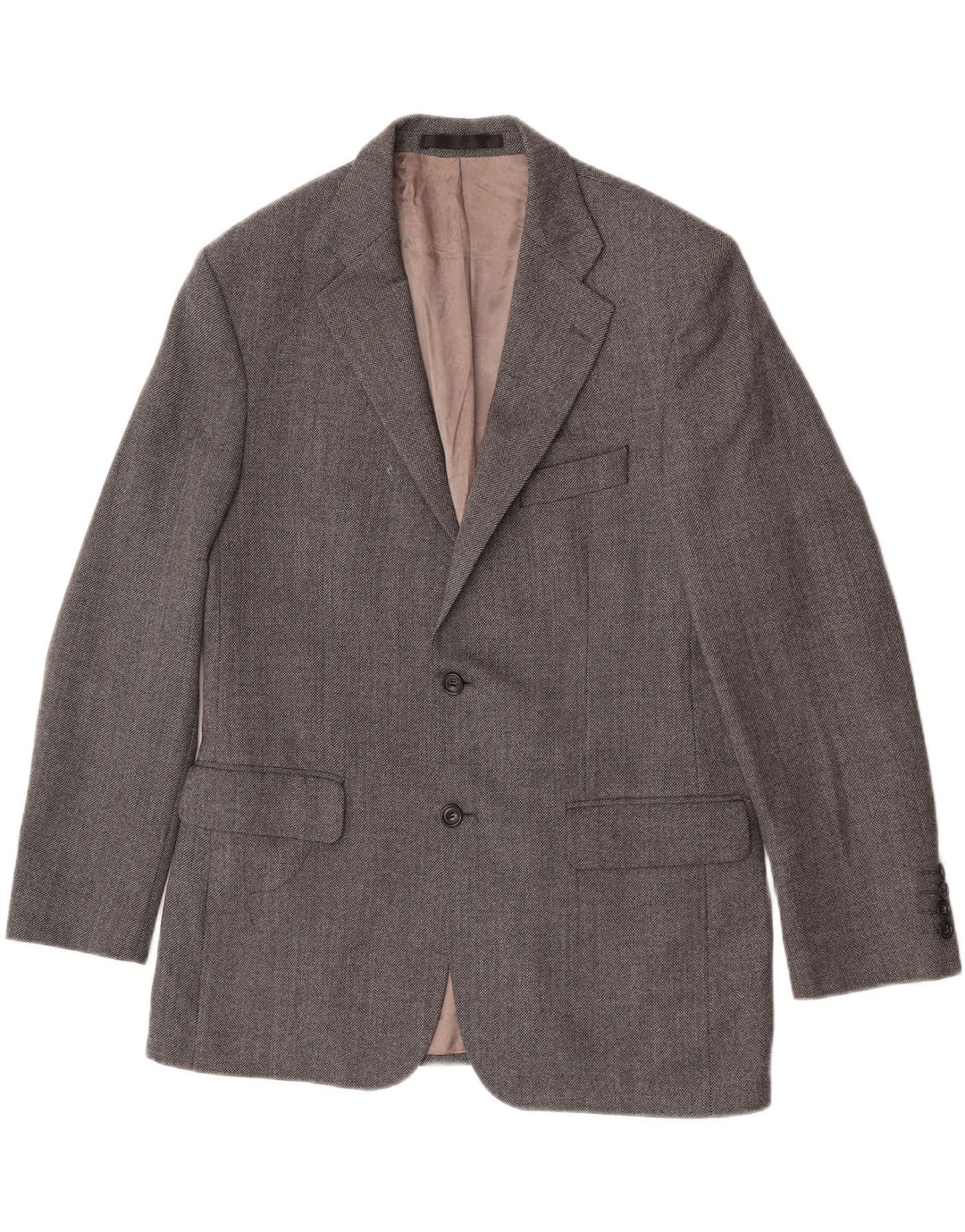 Marks & Spencer Chaqueta tipo blazer de 2 botones para hombre UK 40 Gris medio Lana nueva