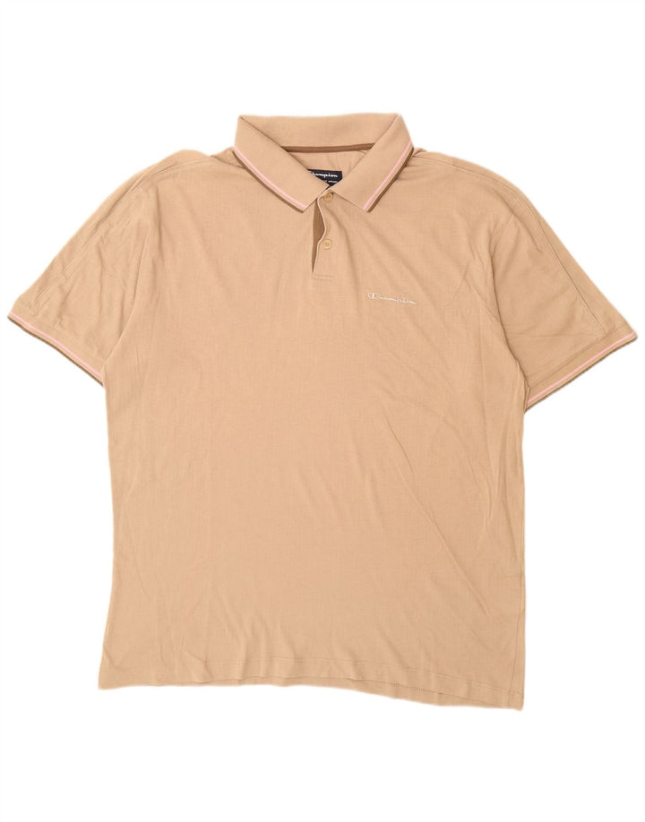 CHAMPION Polo para hombre 2XL Algodón beige
