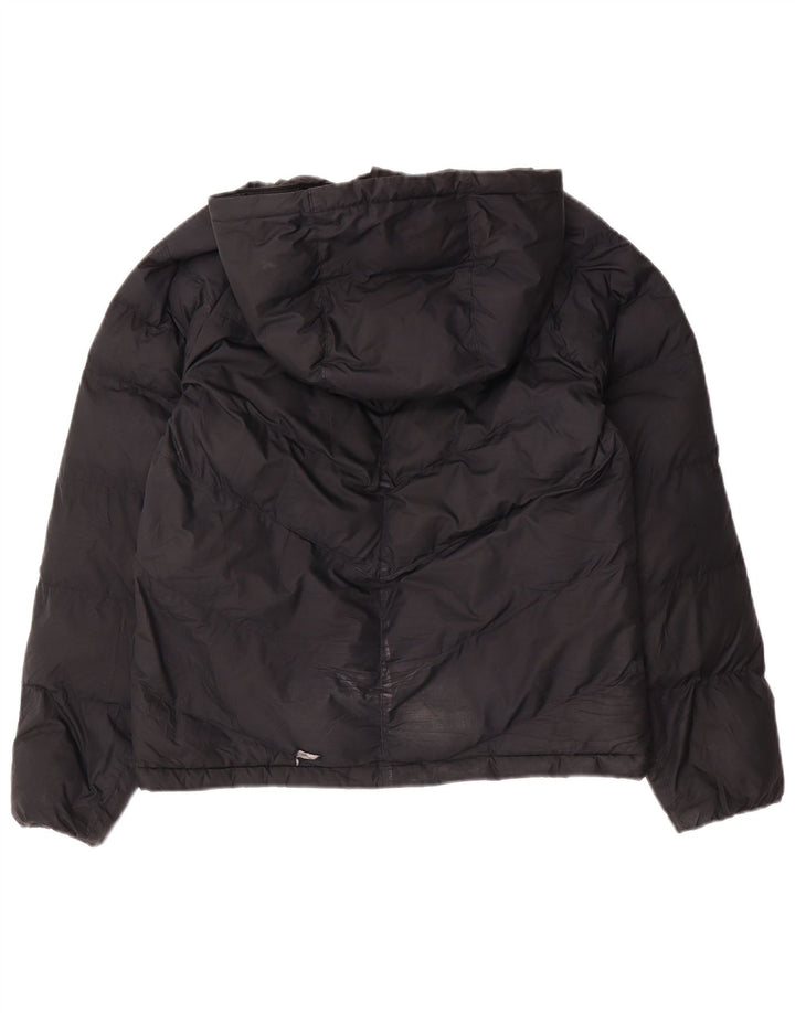 Nike Chaqueta acolchada con capucha para niños 12-13 años Grande Poliéster negro