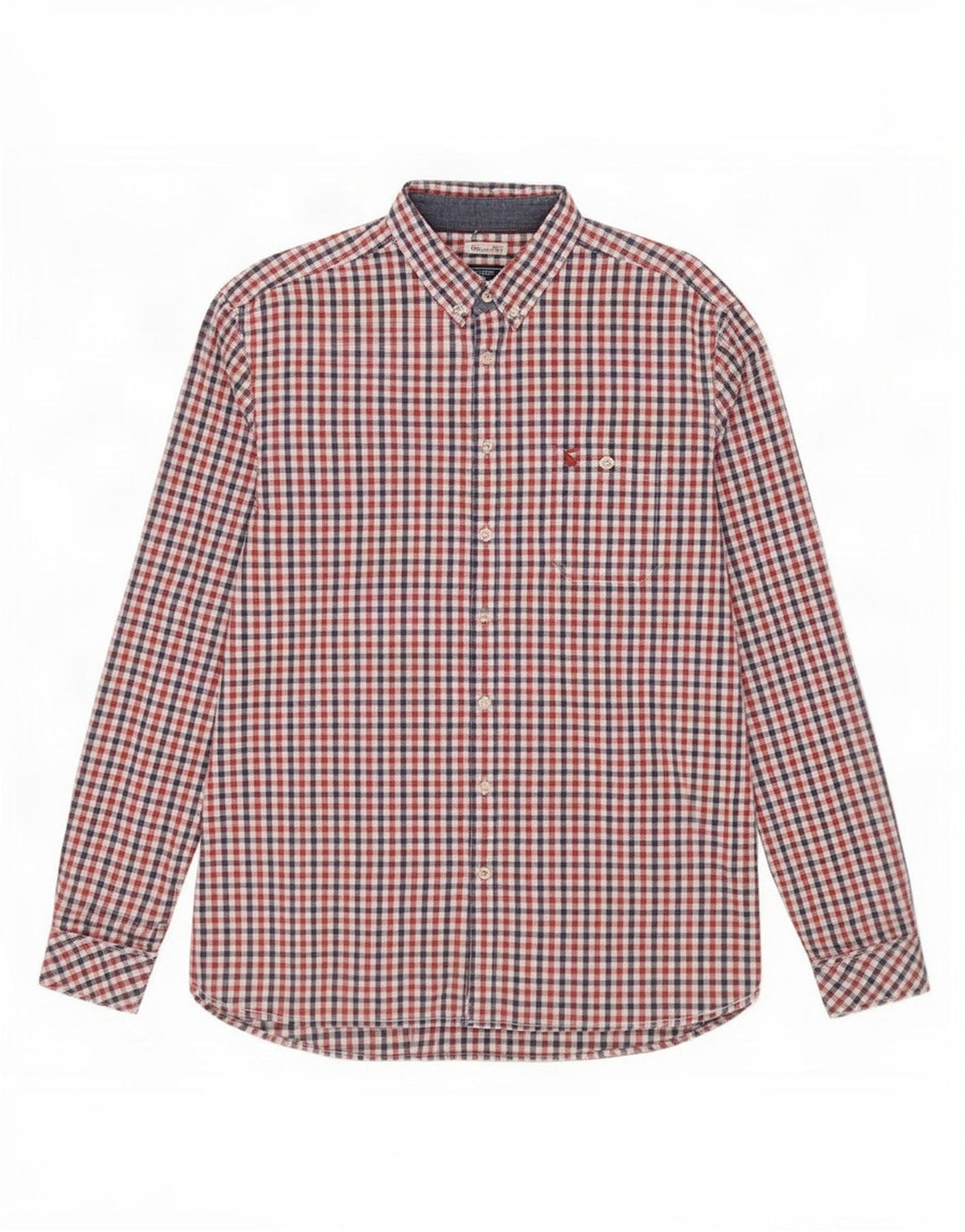 Camisa de corte clásico para hombre Joules Algodón a cuadros rojo grande