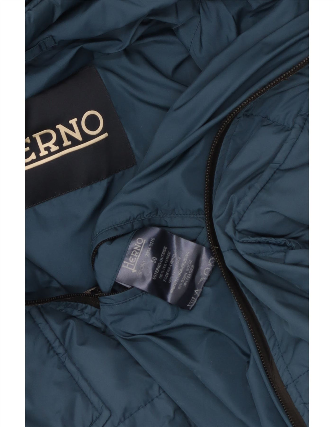 Herno Chaqueta acolchada para hombre UK 50 Large Poliamida azul