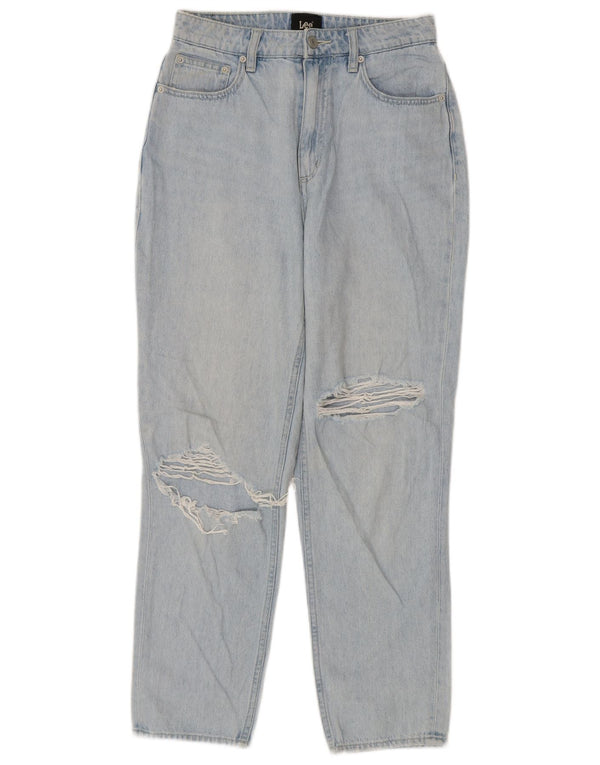 Lee Jeans cónicos desgastados para mamás altas para mujer US 8 Medium W26 L27 Azul