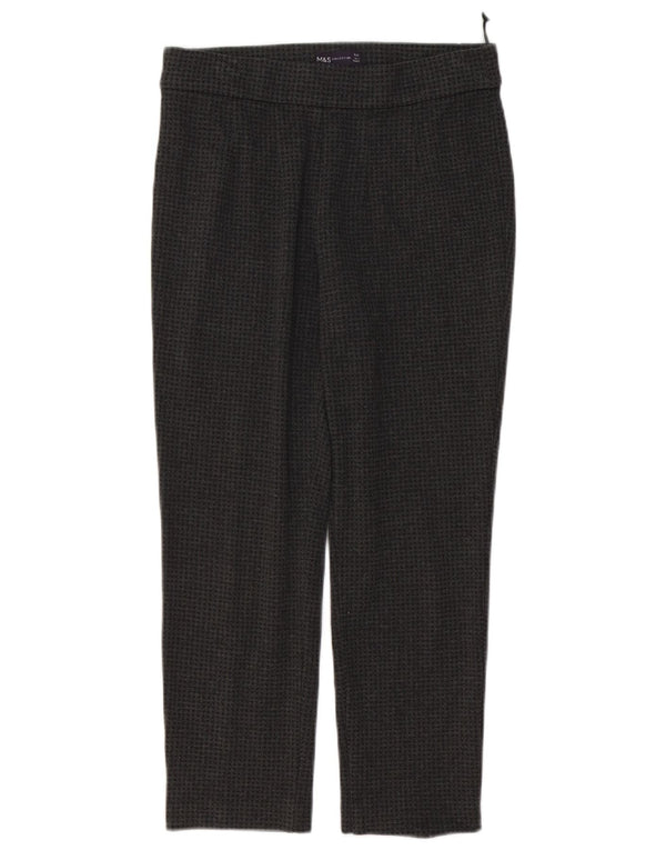 Leggings para mujer Marks & Spencer UK 10 Small W28 L23 Gris pata de gallo