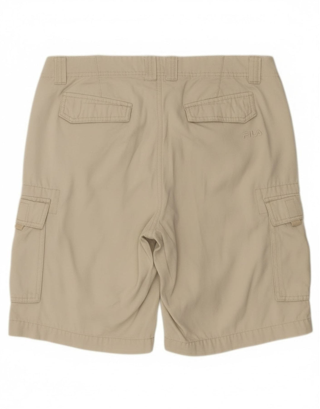 Fila Shorts Cargo Para Hombre Grande W34 Algodón Blanco Roto