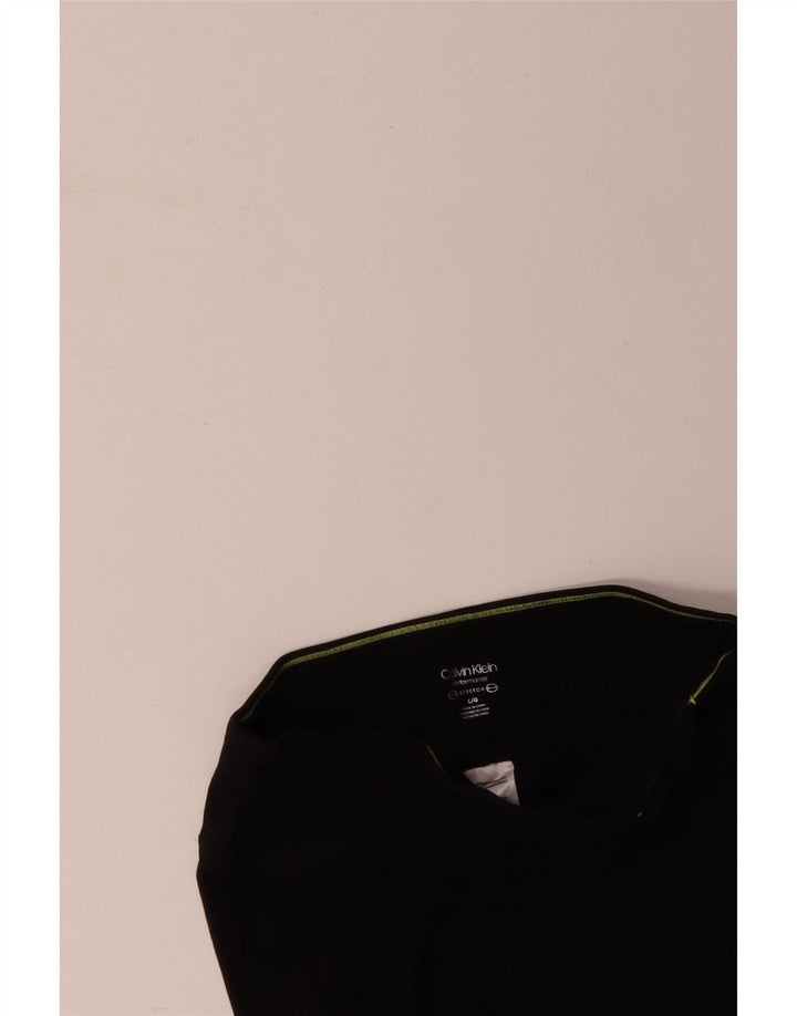 CALVIN KLEIN Leggings capri gráficos para mujer Reino Unido 44 Grande Negro Colorblock