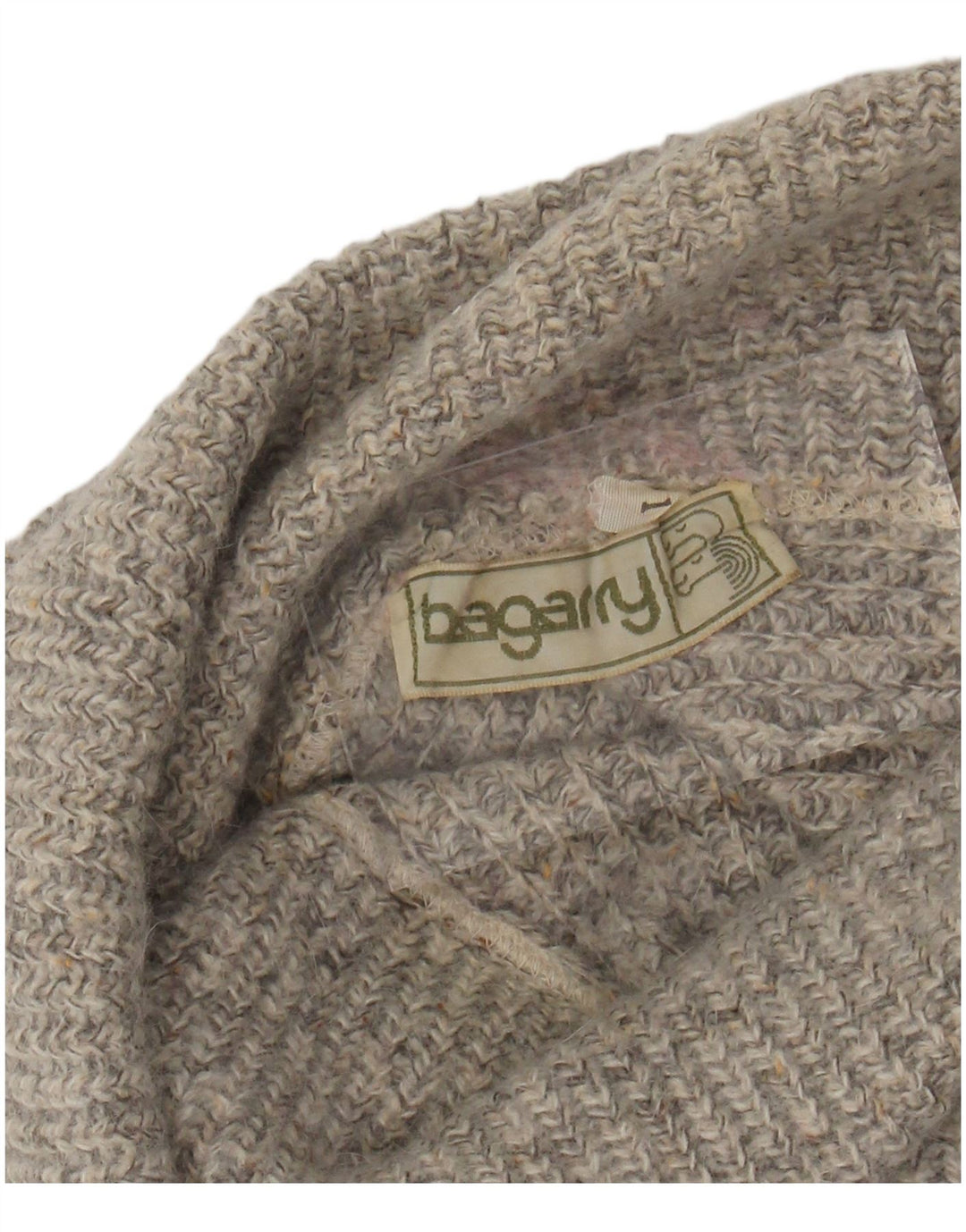 BAGARRY Suéter corto con cuello vuelto para mujer Reino Unido 14 Grande gris moteado