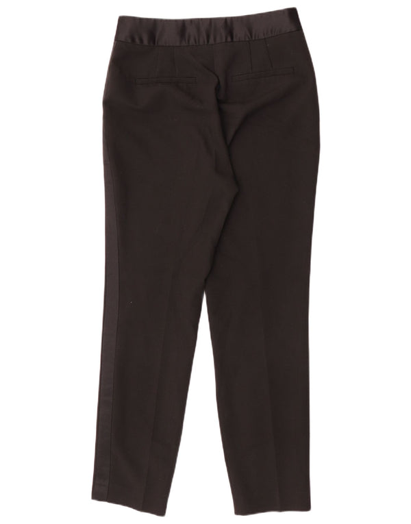 Zara Mujer Pantalones Chinos Slim Small W26 L28 Negro