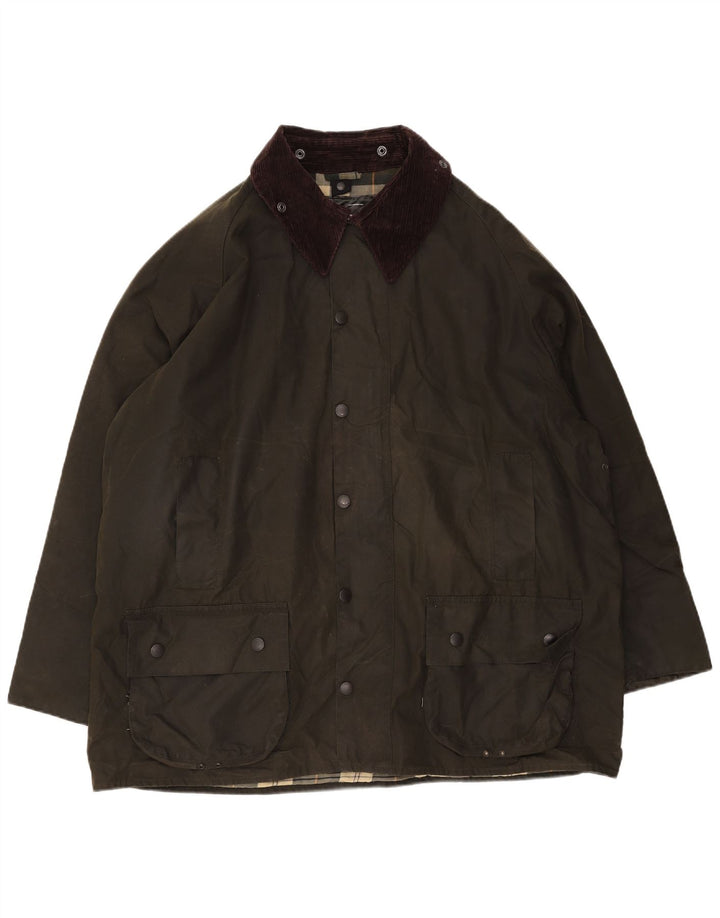 Barbour Chaqueta de algodón encerado Beaufort para hombre UK 44 2XL Caqui