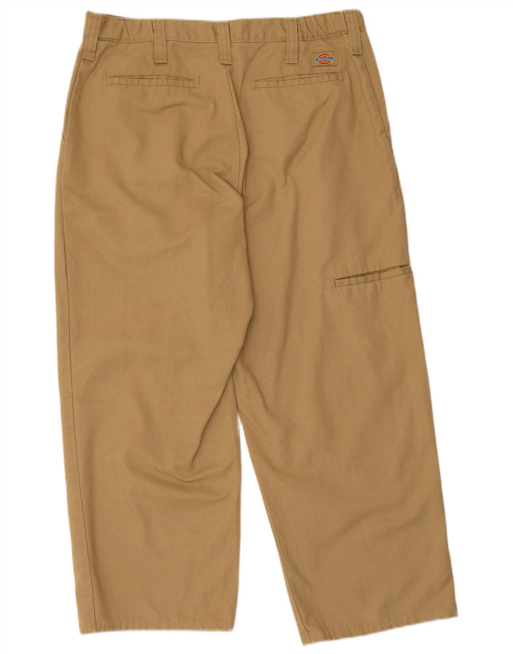 Dickies Pantalón cargo recto para hombre W34 L26 Poliéster beige
