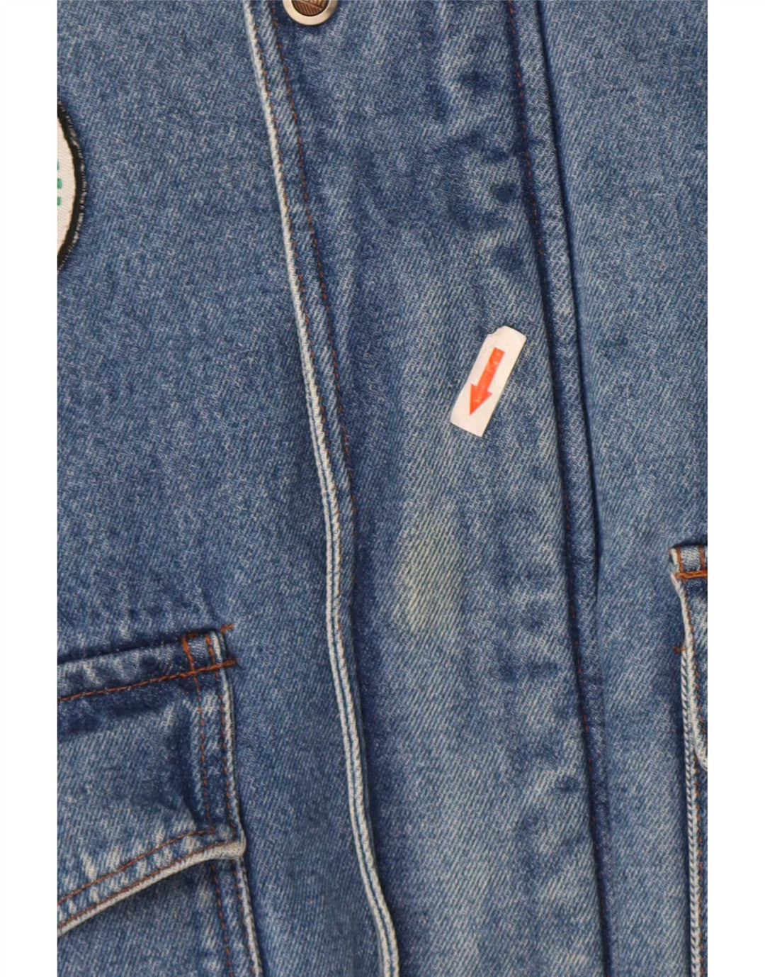 Mash Chaqueta de aviador de vuelo Sherpa Denim para hombre IT 48/50 Azul mediano
