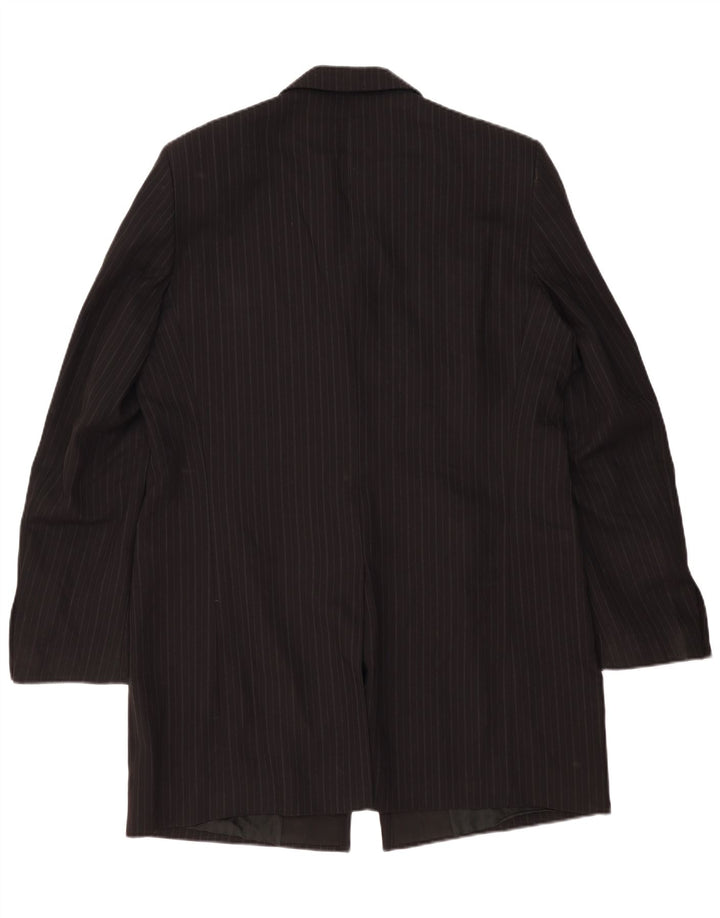 Dolce & Gabbana Abrigo para hombre UK 42 XL Rayas negras