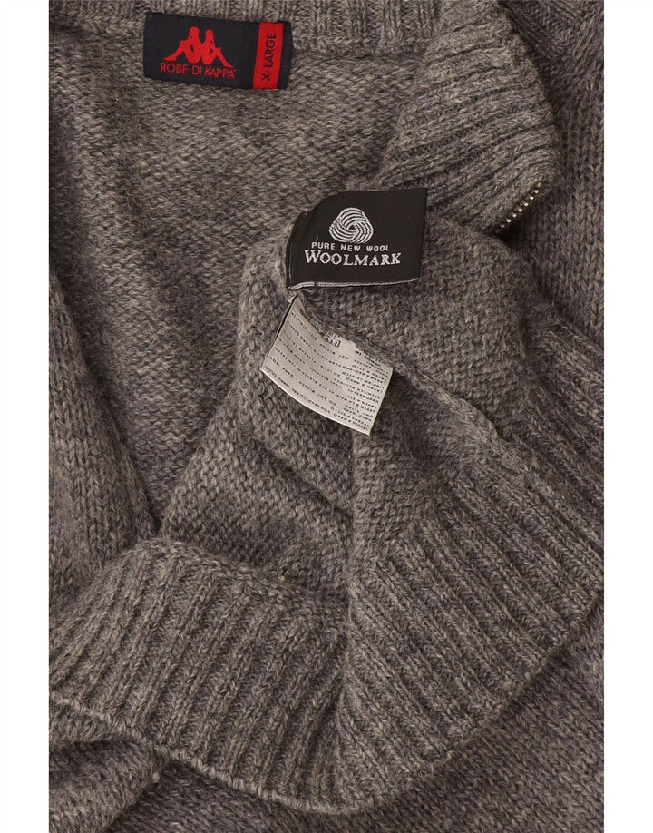 Kappa Cárdigan Hombre XL Lana Gris