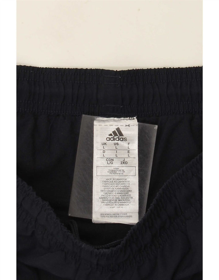 Pantalón De Chándal Adidas Hombre Grande Azul Marino Poliéster