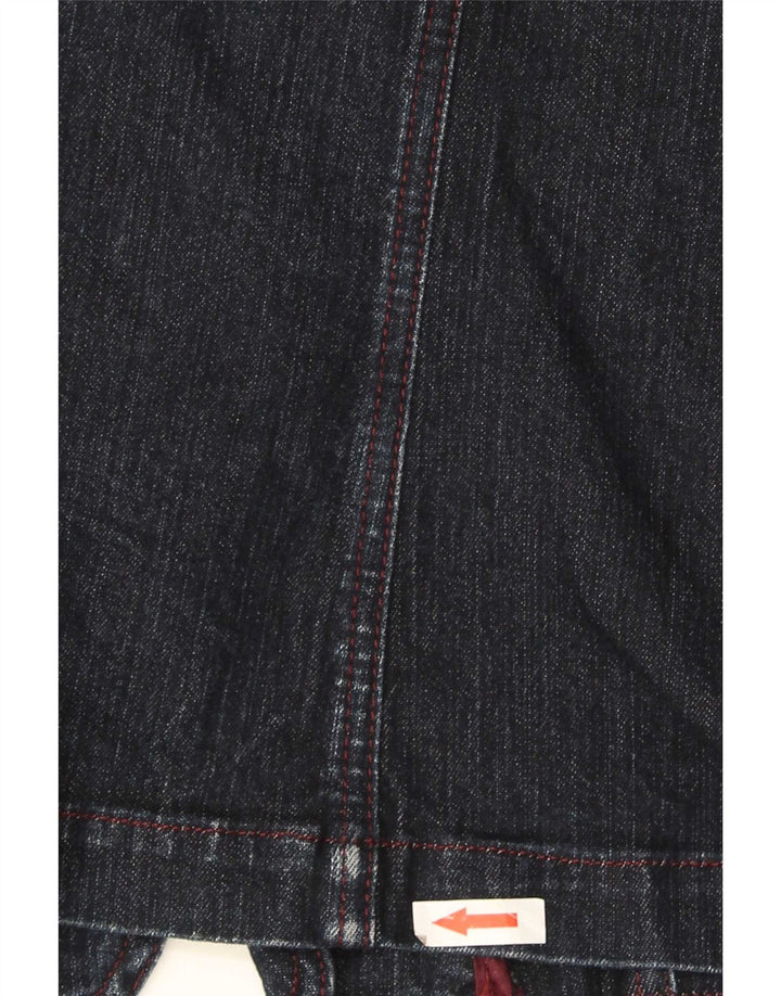 Trussardi Jeans Chaqueta Blazer Vaquera De 3 Botones para Mujer IT 46 Large Azul Marino