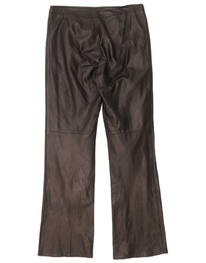 Pantalones Dakota Mujer Bootcut De Cuero W30 L31 Negro