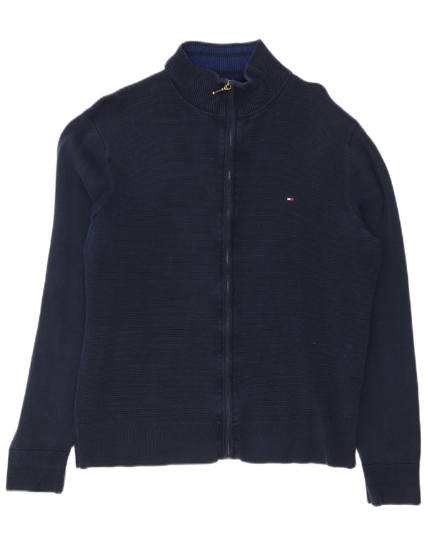 Tommy Hilfiger Cárdigan para Hombre Suéter XL Azul Marino Algodón