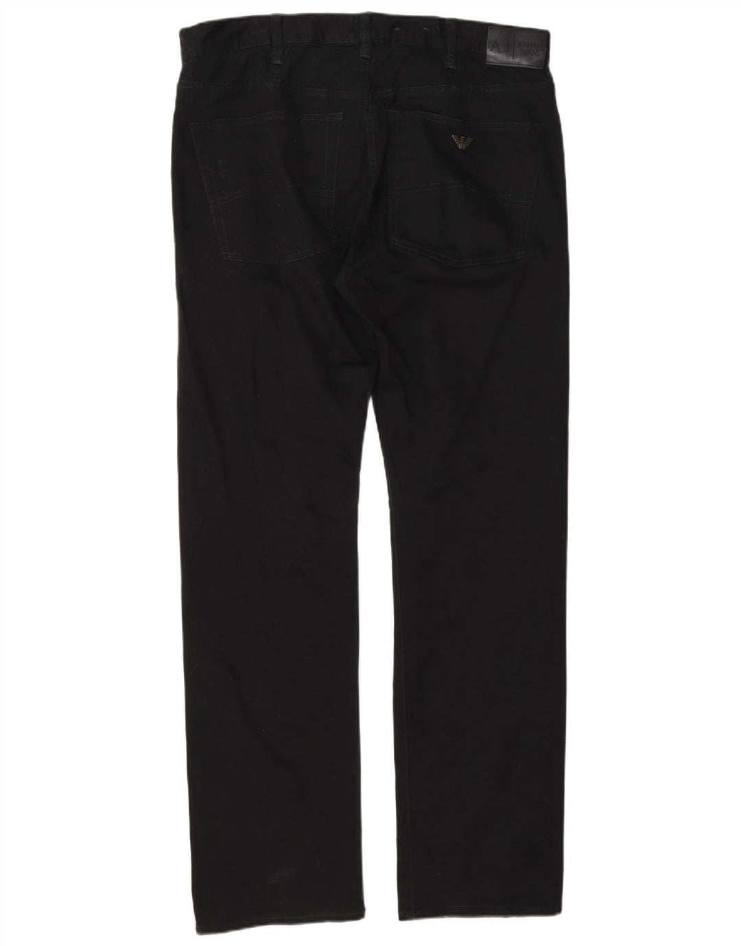 Vaqueros Armani Hombre Rectos W36 L34 Algodón Azul Marino