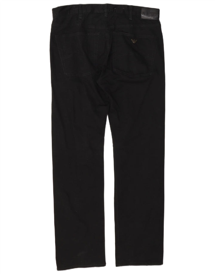 Vaqueros Armani Hombre Rectos W36 L34 Algodón Azul Marino