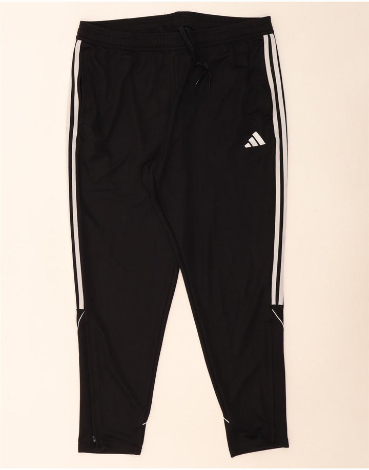 ADIDAS Pantalón de chándal de ajuste regular para hombre 2XL Poliéster negro
