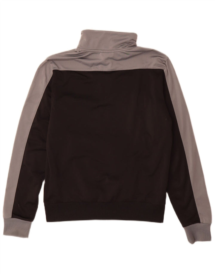 Puma Hombre Chándal Top Chaqueta Pequeña Negro Colorblock Poliéster