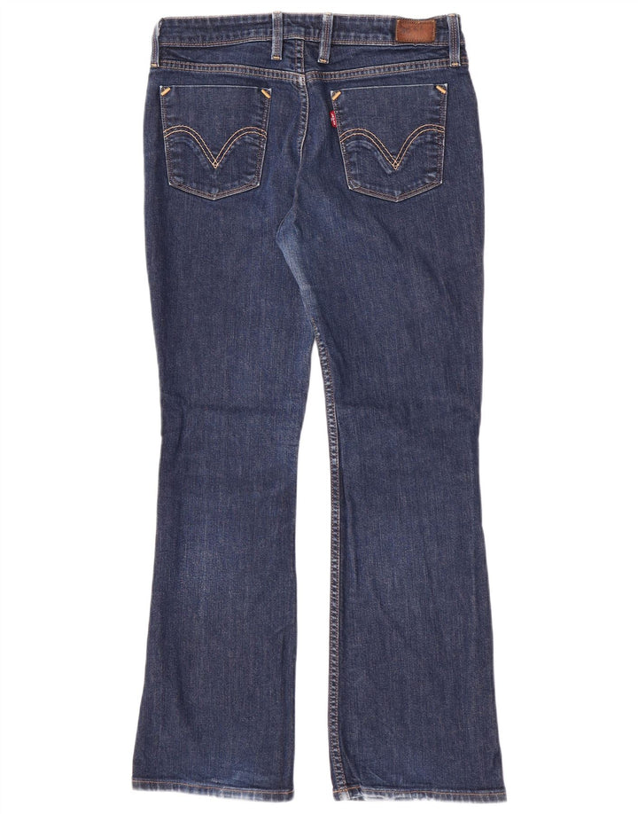 Levi's Mujer 629 Bootcut Jeans W32 L30 Algodón Azul Marino