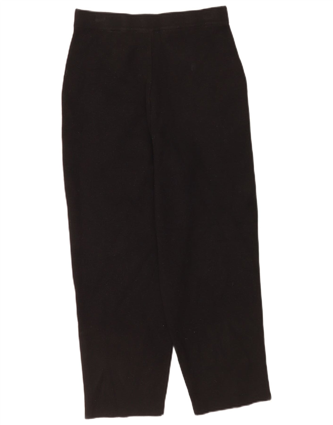 Zara Mujer Pantalón Cropped Mediano W28 L24 Viscosa Negro