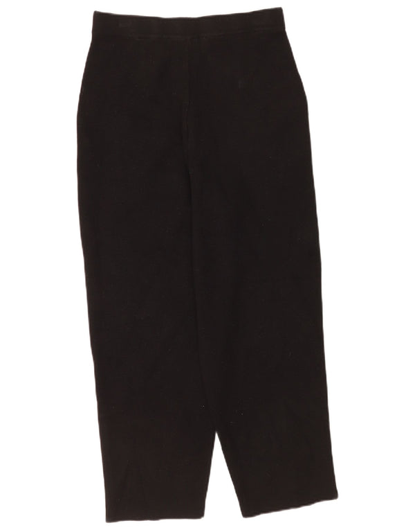 Zara Mujer Pantalón Cropped Mediano W28 L24 Viscosa Negro