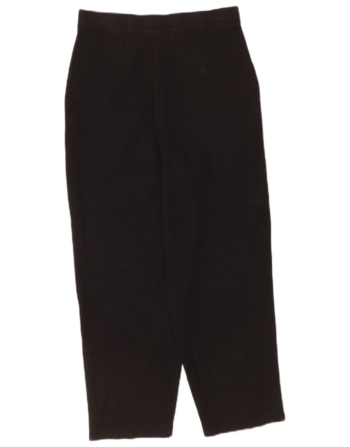Zara Mujer Pantalón Cropped Mediano W28 L24 Viscosa Negro
