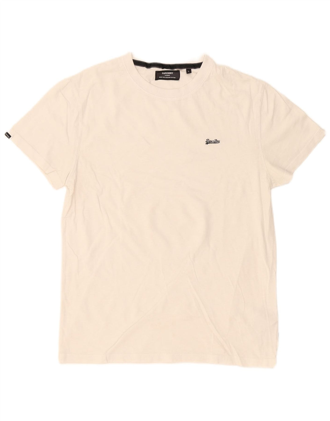 Superdry Camiseta para hombre Top Large White Cotton