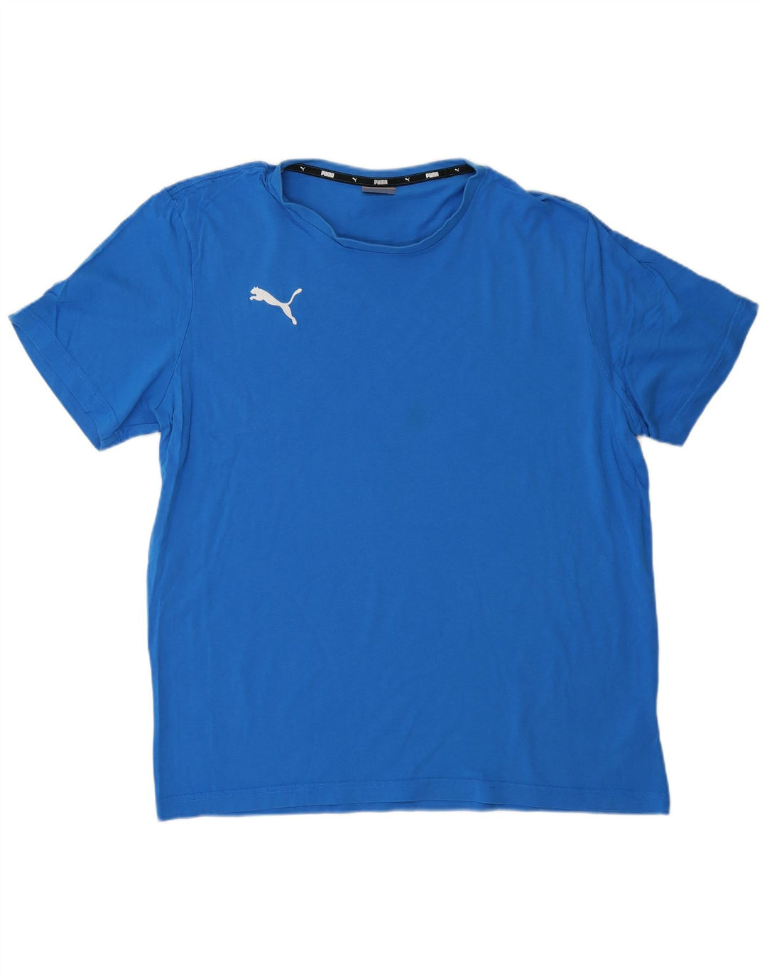 PUMA Camiseta Hombre Top XL Algodón Azul