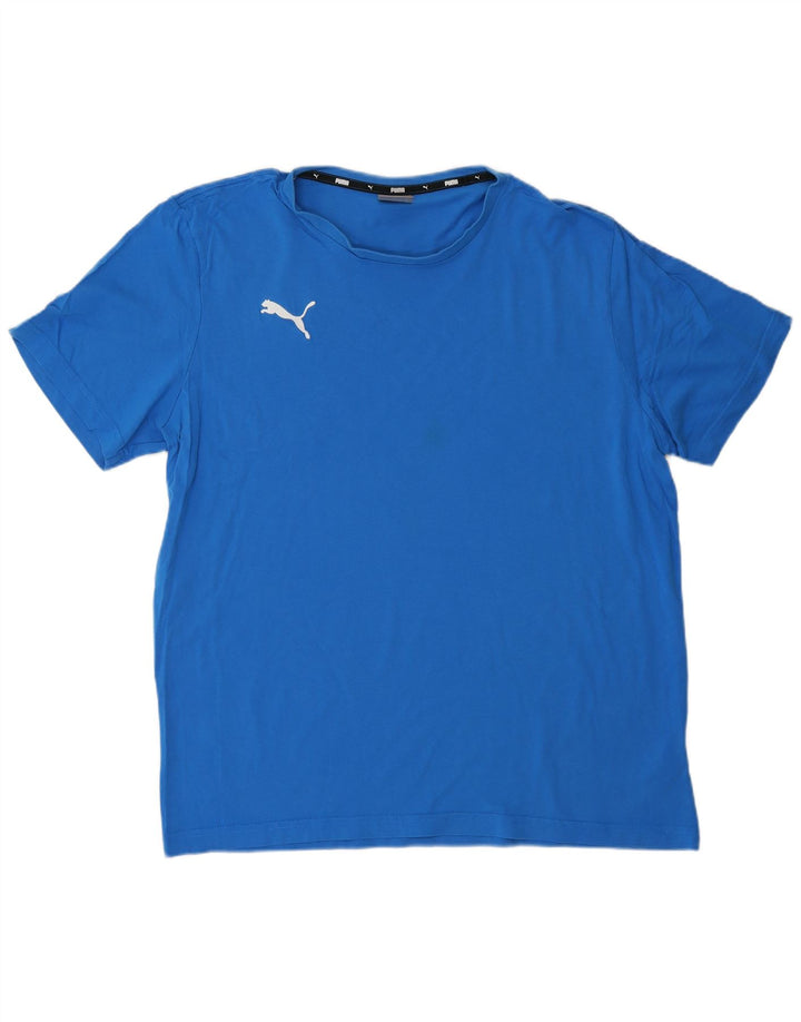 PUMA Camiseta Hombre Top XL Algodón Azul