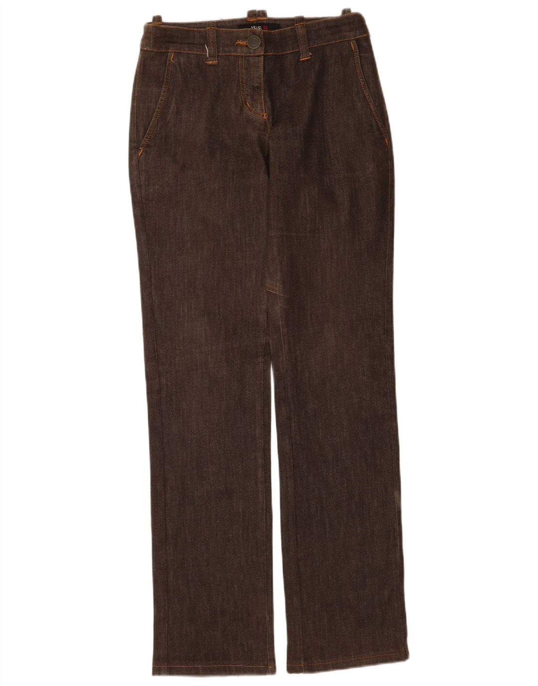 Iceberg Jeans rectos para mujer IT 42 Medium W28 L34 Algodón marrón