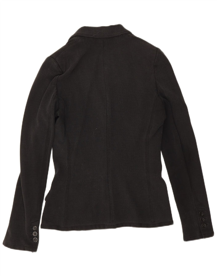 Dolce & Gabbana Chaqueta Blazer De 5 Botones Para Mujer IT 46 Viscosa Negra Grande