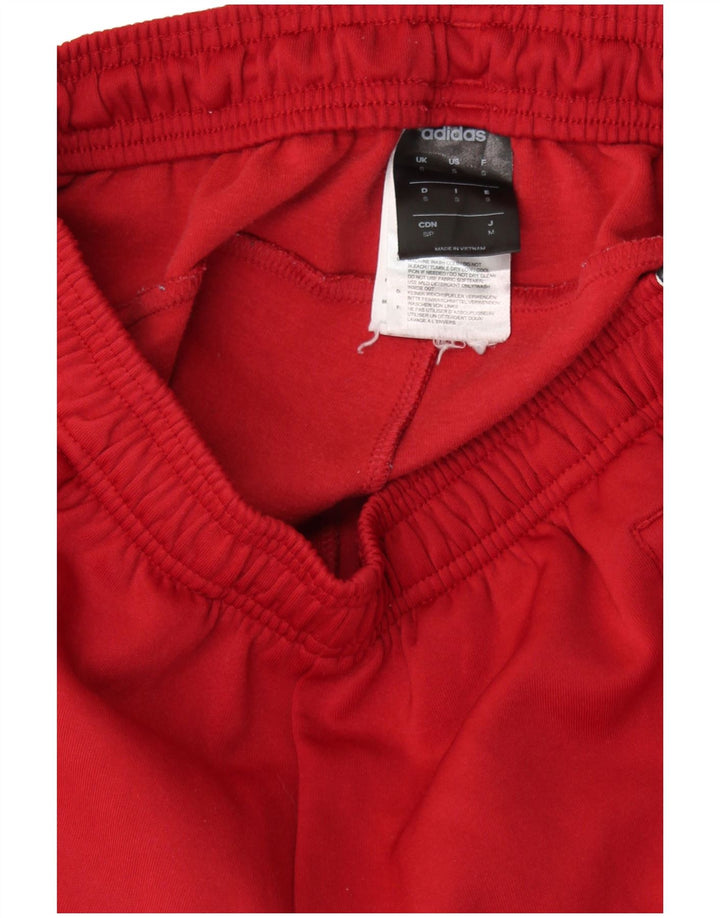 ADIDAS Mens Climalite Graphic Chándal Pantalones Joggers Pequeño Algodón Rojo