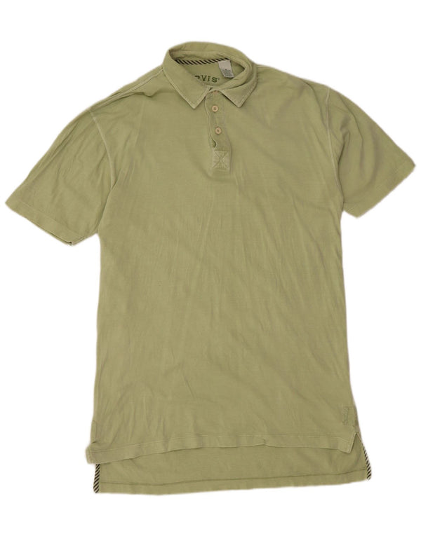 ORVIS Polo Hombre Algodón Verde Medio