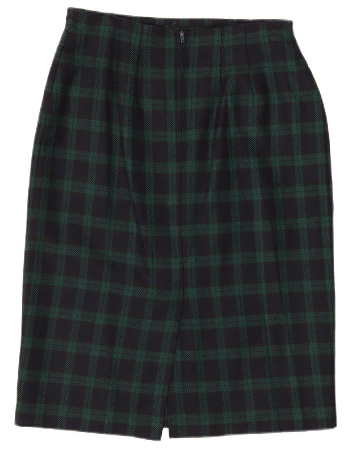Marks & Spencer Falda lápiz St. Michael para mujer W30 Medium Navy Blue Check