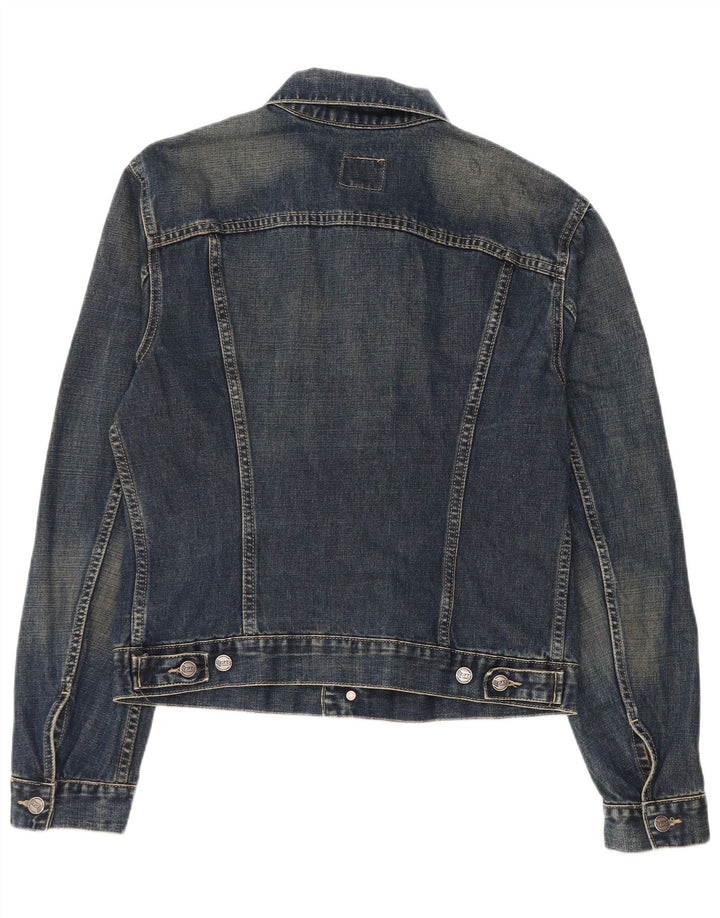 Chaqueta vaquera corta para mujer Gas UK 46 Grande Algodón azul marino