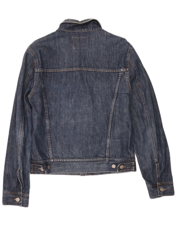 Sisley Chaqueta vaquera para hombre UK 36 Small Azul marino