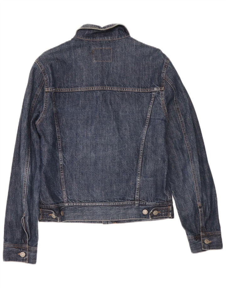 Sisley Chaqueta vaquera para hombre UK 36 Small Azul marino