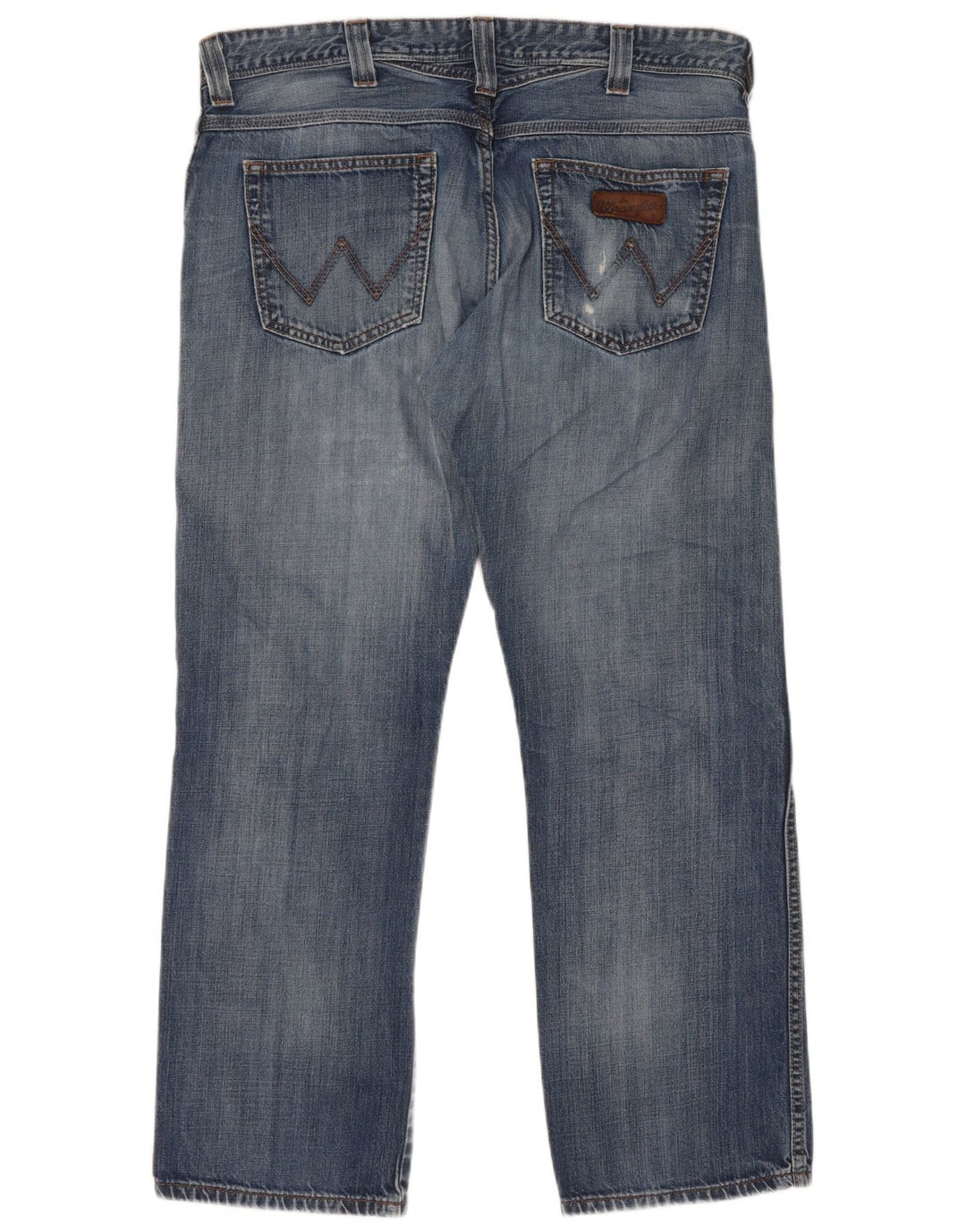 Wrangler Vaqueros rectos Clyde para hombre W36 L30 Algodón azul