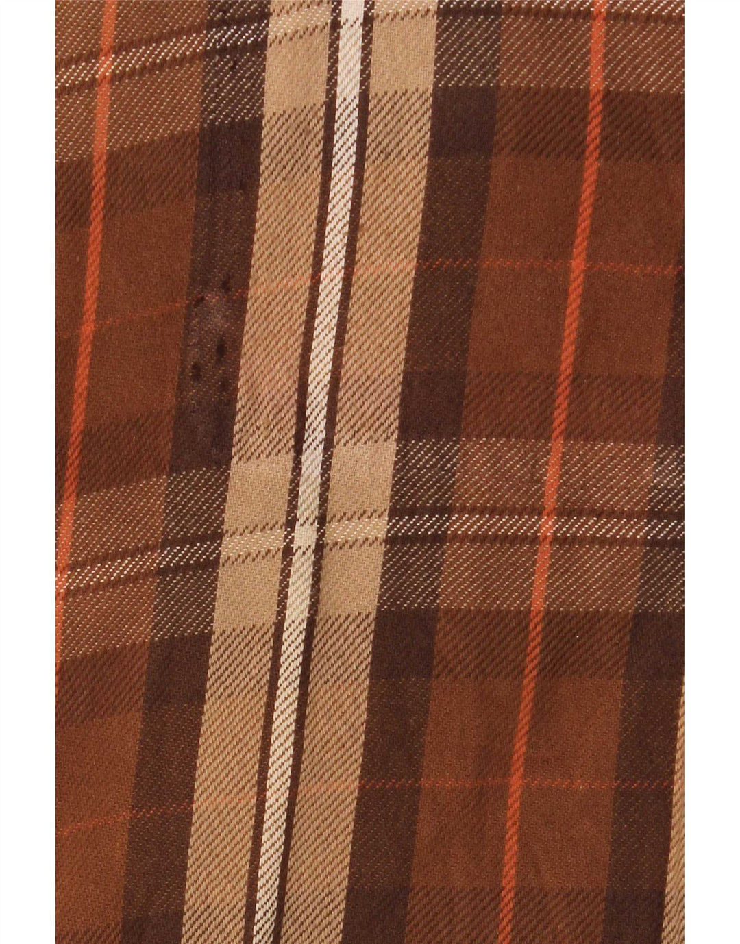 Diesel Chaqueta reversible para hombre UK 40 Large Marrón Cuero a cuadros