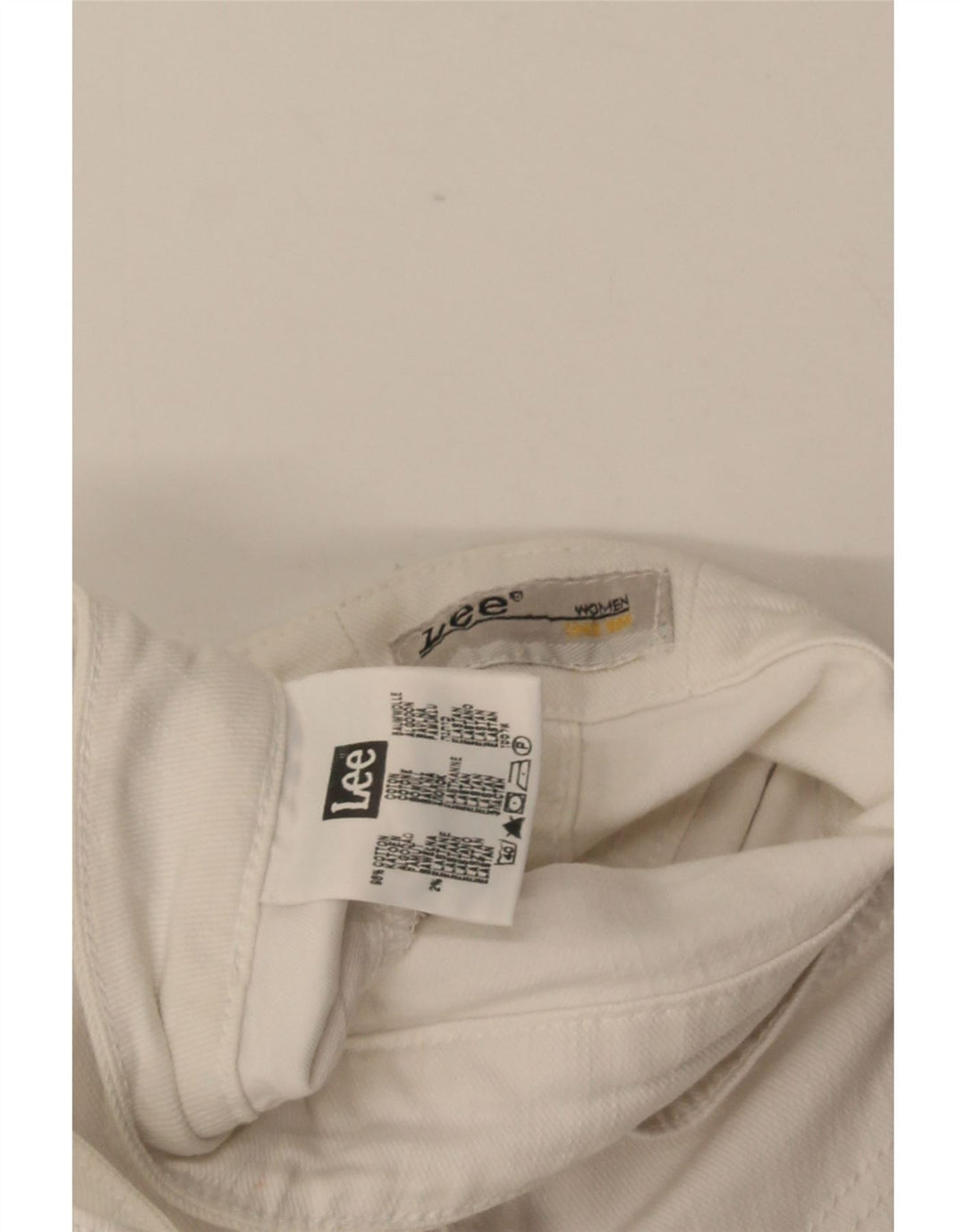 Vaqueros Lee Norma Slim para mujer W30 L27 Algodón blanco