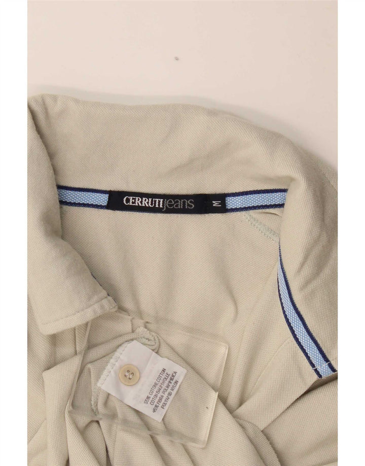 Cerruti Blusa camisera para mujer UK 44 Algodón gris medio