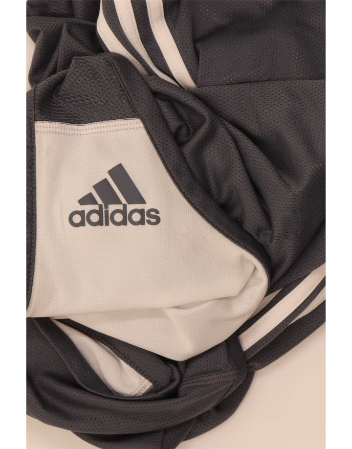 Adidas Hombre Chaleco Top Pequeño Gris