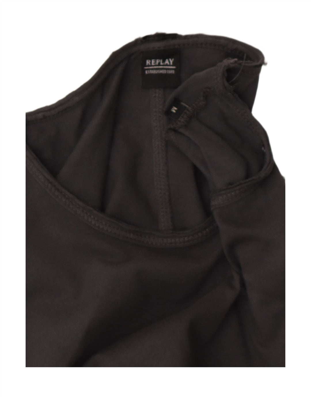 REPLAY Mens Top Long Sleeve Medium Grey