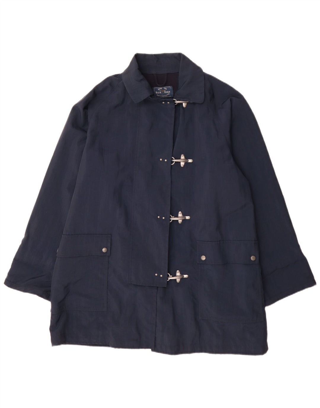 Les Copains Chaqueta utilitaria extragrande Blue Eagle para mujer IT 44 Medium Navy